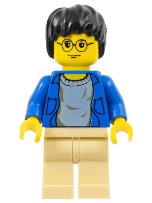 LEGO Harry Potter (Blue Open Shirt) minifigure (hp004)