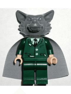 LEGO Professor Remus Lupin — Werewolf, Cape minifigure (hp062)