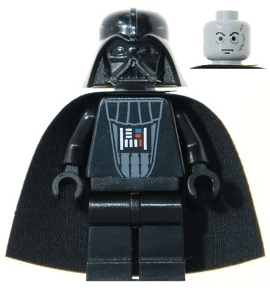 LEGO Darth Vader (Classic, Light Gray Head) minifigure (sw0004)