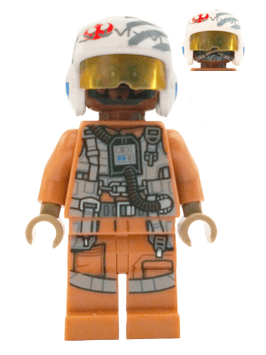 LEGO Resistance Bomber Pilot — Finch Dallow minifigure (sw1005)