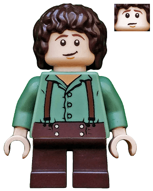 LEGO Frodo Baggins (Sand Green Shirt) minifigure (lor002)