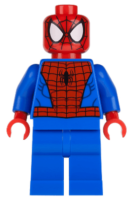 LEGO Spider-Man (Black Web Pattern) minifigure (sh0038)