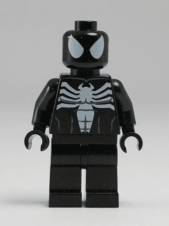 LEGO Spider-Man — Black Symbiote Costume minifigure (sh0045)
