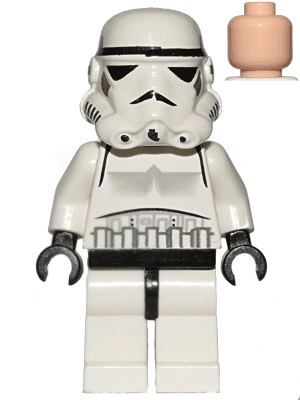 LEGO Imperial Stormtrooper (Solid Mouth Helmet) minifigure (sw0036a)
