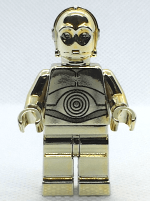 LEGO C-3PO — Chrome Gold minifigure (sw0158)
