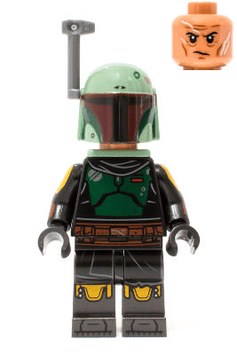 LEGO Boba Fett (Repainted Beskar Armour) minifigure (sw1158)